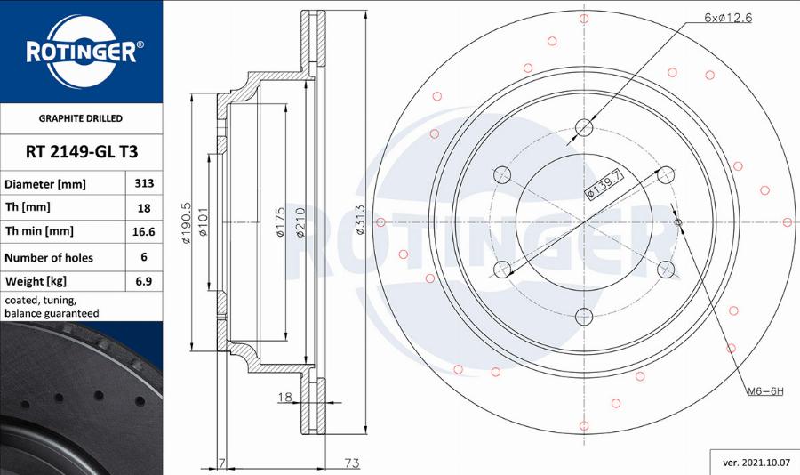 Rotinger RT 2149-GL T3 - Discofreno autozon.pro