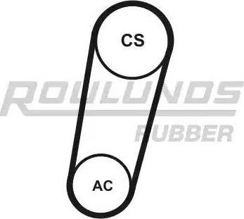 Roulunds Rubber 5K0705T1 - Kit Cinghie Poly-V autozon.pro