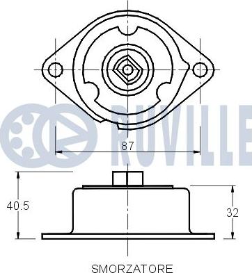 Ruville 540903 - Tendicinghia, Cinghia Poly-V autozon.pro