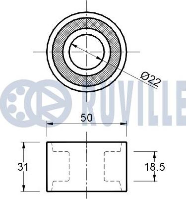 Ruville 540037 - Galoppino / Guidacinghia, Cinghia dentata autozon.pro