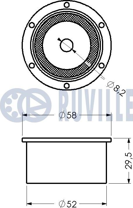 Ruville 540101 - Galoppino / Guidacinghia, Cinghia dentata autozon.pro