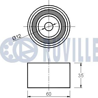 Ruville 540390 - Galoppino / Guidacinghia, Cinghia dentata autozon.pro