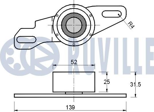 Ruville 540292 - Rullo tenditore, Cinghia dentata autozon.pro