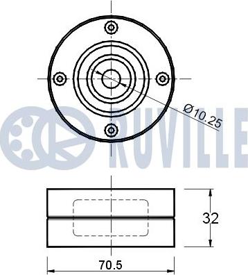 Ruville 540263 - Galoppino / Guidacinghia, Cinghia dentata autozon.pro