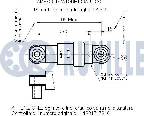 Ruville 540208 - Smorzatore vibrazioni, Cinghia Poly-V autozon.pro