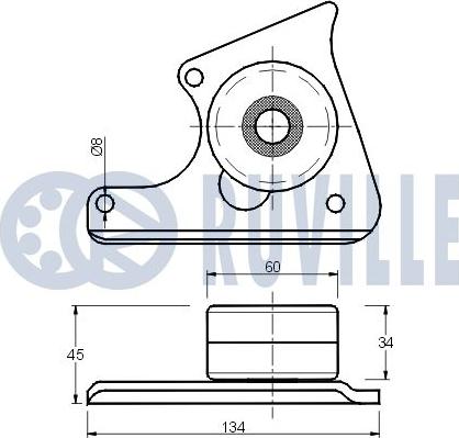 Ruville 540232 - Galoppino / Guidacinghia, Cinghia dentata autozon.pro