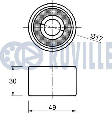 Ruville 540792 - Galoppino / Guidacinghia, Cinghia dentata autozon.pro