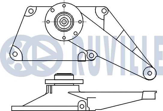 Ruville 540766 - Tendicinghia, Cinghia Poly-V autozon.pro