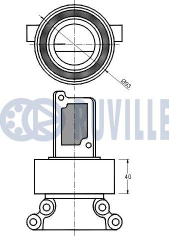 Ruville 541516 - Galoppino / Guidacinghia, Cinghia dentata autozon.pro