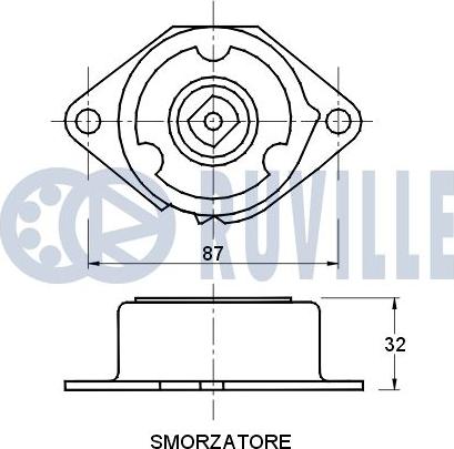 Ruville 541640 - Tendicinghia, Cinghia Poly-V autozon.pro