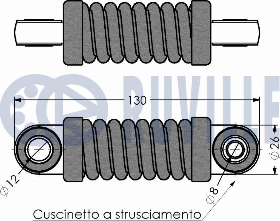 Ruville 541062 - Smorzatore vibrazioni, Cinghia Poly-V autozon.pro