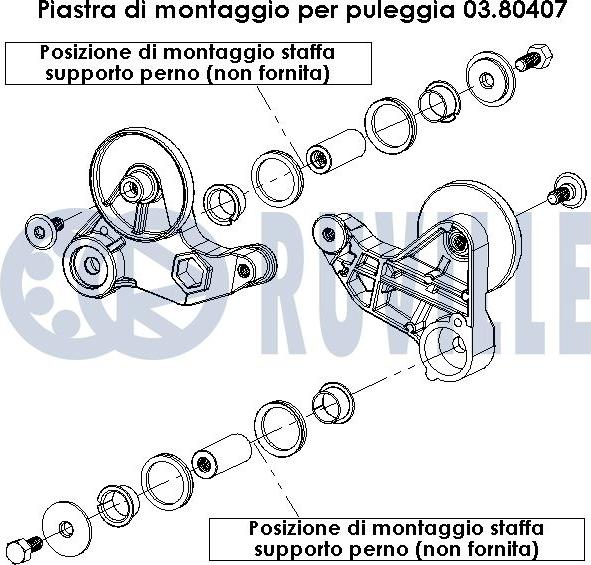 Ruville 541103 - Kit riparazione, Braccio tenditore-Cinghia Poly-V autozon.pro