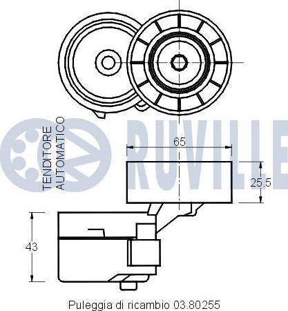 Ruville 541326 - Tendicinghia, Cinghia Poly-V autozon.pro