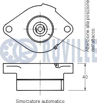 Ruville 541757 - Tendicinghia, Cinghia Poly-V autozon.pro