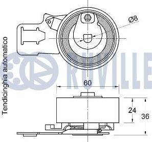 Ruville 542775 - Rullo tenditore, Cinghia dentata autozon.pro