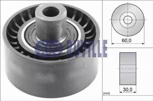 Ruville 55991 - Galoppino / Guidacinghia, Cinghia Poly-V autozon.pro