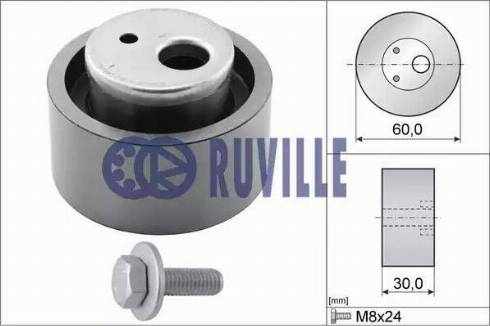 Ruville 55997 - Rullo tenditore, Cinghia dentata autozon.pro