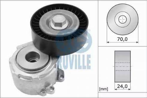 Ruville 55940 - Tendicinghia, Cinghia Poly-V autozon.pro