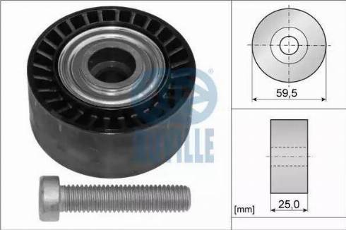 Ruville 55941 - Galoppino / Guidacinghia, Cinghia Poly-V autozon.pro