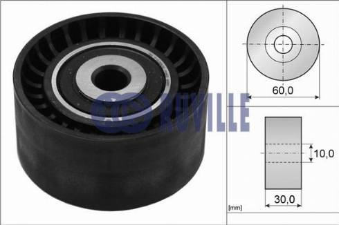 Ruville 55954 - Galoppino / Guidacinghia, Cinghia Poly-V autozon.pro