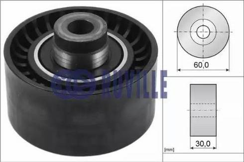 Ruville 55964 - Galoppino / Guidacinghia, Cinghia dentata autozon.pro