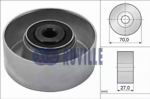 Ruville 55961 - Galoppino / Guidacinghia, Cinghia Poly-V autozon.pro