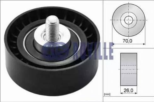 Ruville 55939 - Galoppino / Guidacinghia, Cinghia Poly-V autozon.pro