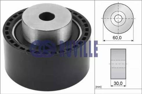 Ruville 55922 - Galoppino / Guidacinghia, Cinghia dentata autozon.pro