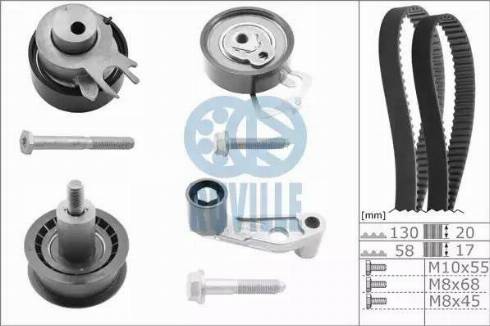 Ruville 5545670 - Kit cinghie dentate autozon.pro