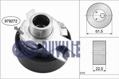 Ruville 55428 - Rullo tenditore, Cinghia dentata autozon.pro