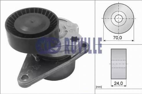 Ruville 55545 - Tendicinghia, Cinghia Poly-V autozon.pro