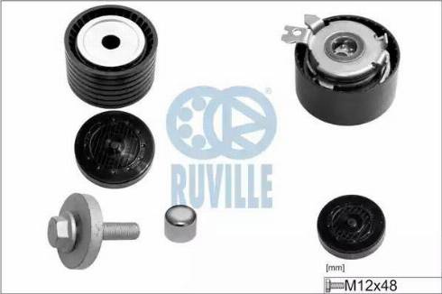 Ruville 5551951 - Kit di rulli, Cinghia dentata autozon.pro