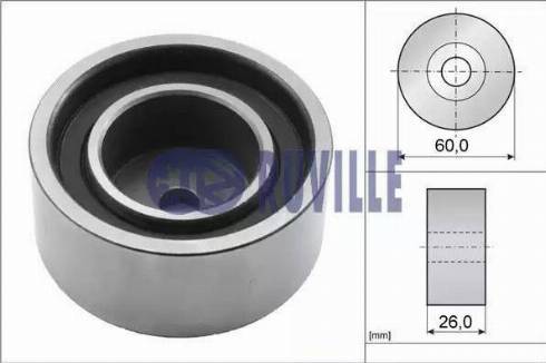 Ruville 55576 - Galoppino / Guidacinghia, Cinghia Poly-V autozon.pro