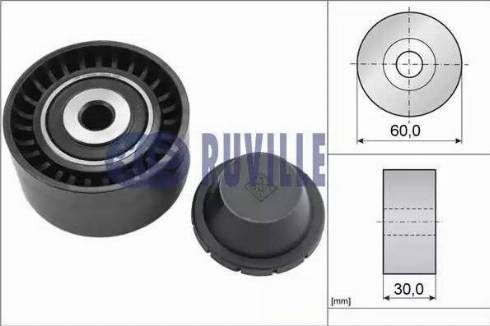 Ruville 55619 - Galoppino / Guidacinghia, Cinghia Poly-V autozon.pro