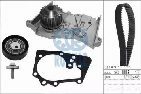 Ruville 55635701 - Pompa acqua + Kit cinghie dentate autozon.pro