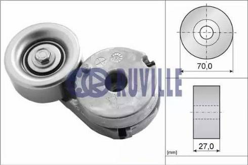 Ruville 55631 - Tendicinghia, Cinghia Poly-V autozon.pro