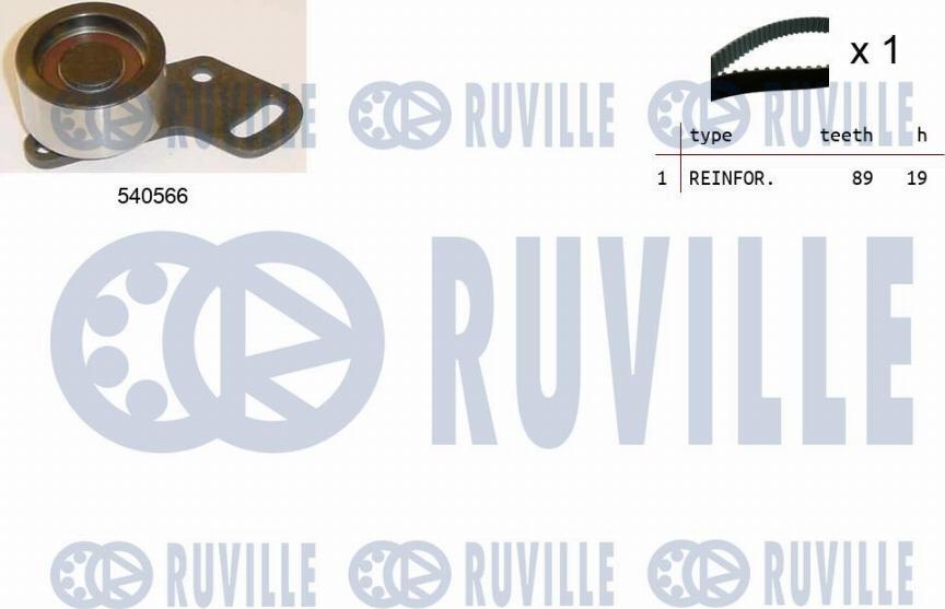 Ruville 550459 - Kit cinghie dentate autozon.pro