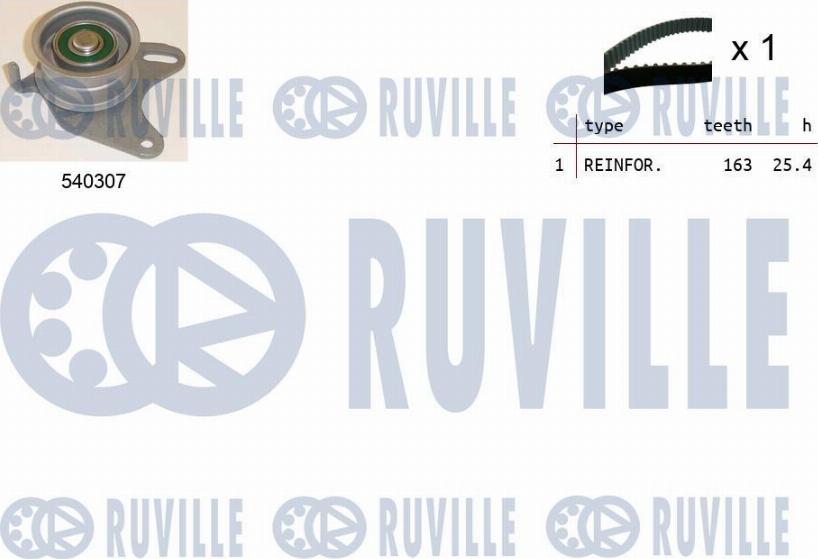 Ruville 550452 - Kit cinghie dentate autozon.pro