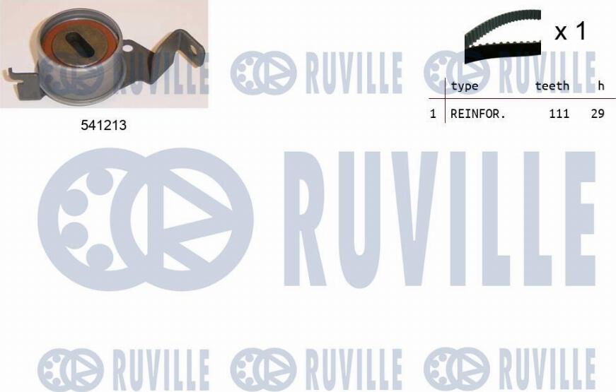 Ruville 550402 - Kit cinghie dentate autozon.pro