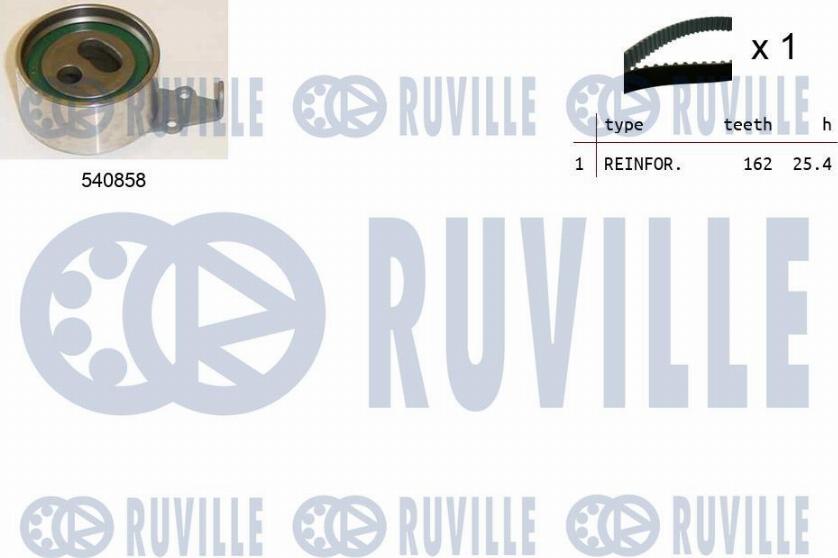 Ruville 550439 - Kit cinghie dentate autozon.pro