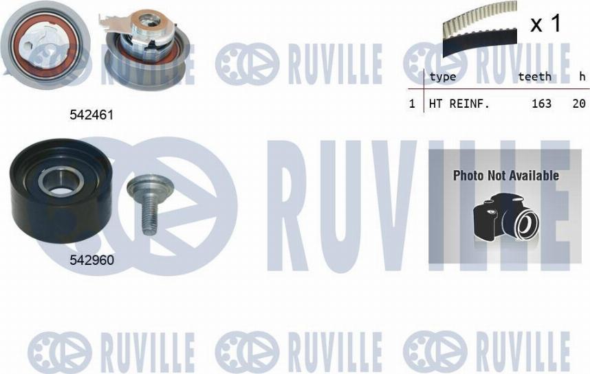 Ruville 550509 - Kit cinghie dentate autozon.pro