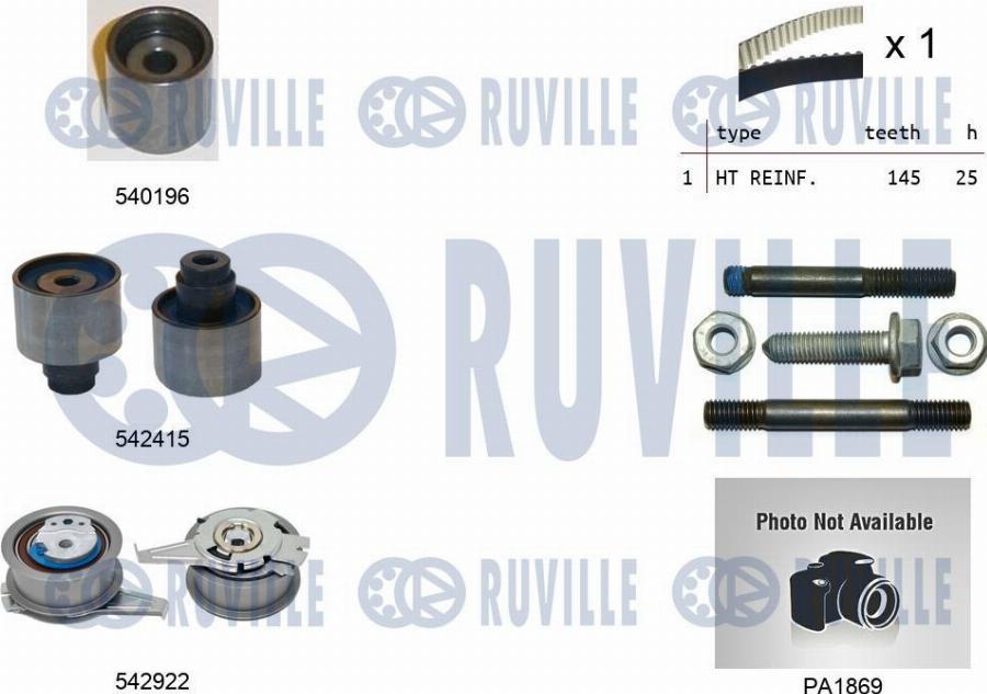 Ruville 5505063 - Pompa acqua + Kit cinghie dentate autozon.pro