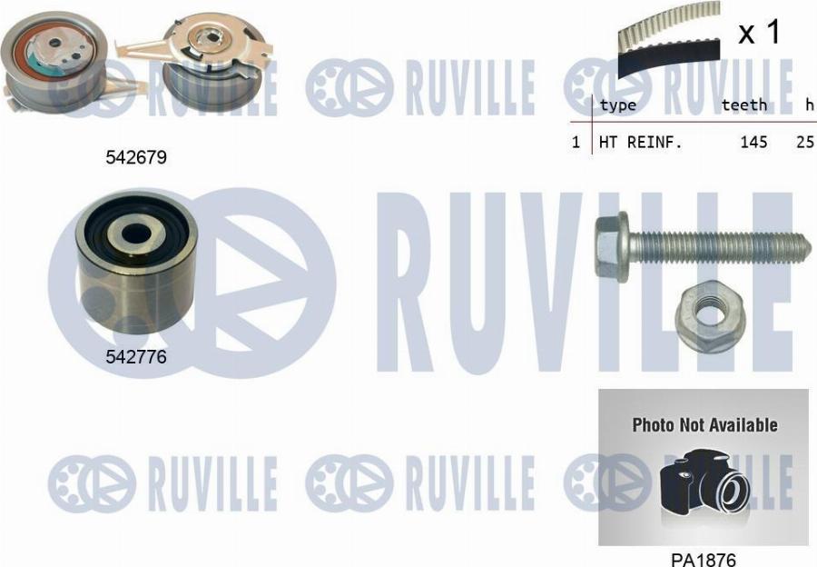 Ruville 5503913 - Pompa acqua + Kit cinghie dentate autozon.pro