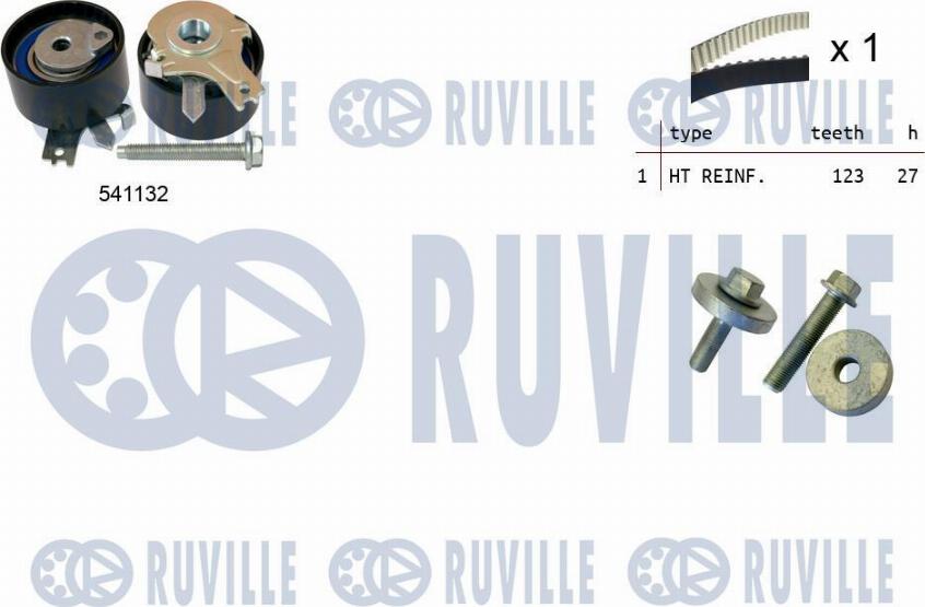 Ruville 550355 - Kit cinghie dentate autozon.pro