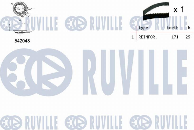 Ruville 550339 - Kit cinghie dentate autozon.pro