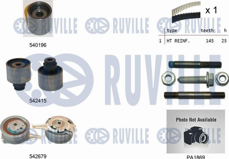 Ruville 5503763 - Pompa acqua + Kit cinghie dentate autozon.pro