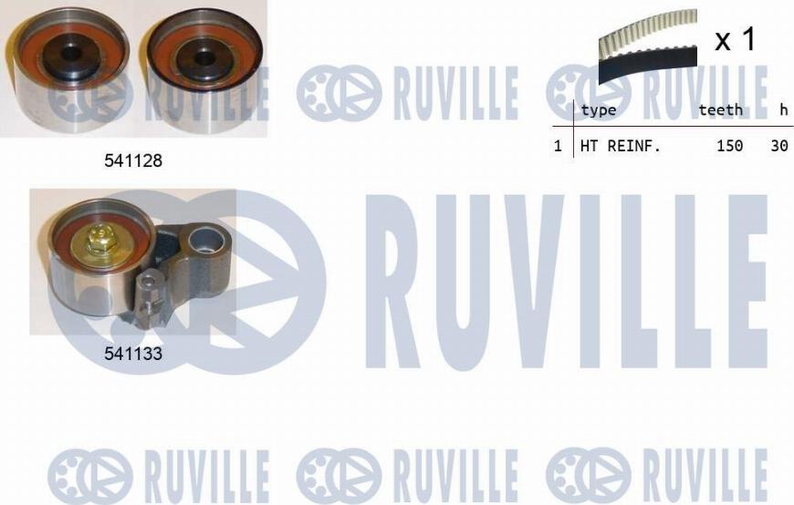 Ruville 550290 - Kit cinghie dentate autozon.pro