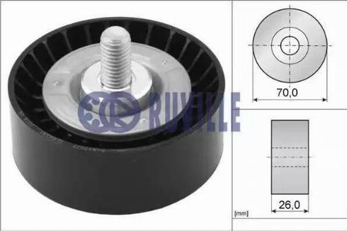 Ruville 55078 - Galoppino / Guidacinghia, Cinghia Poly-V autozon.pro