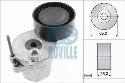 Ruville 55166 - Tendicinghia, Cinghia Poly-V autozon.pro