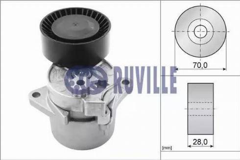 Ruville 55123 - Tendicinghia, Cinghia Poly-V autozon.pro